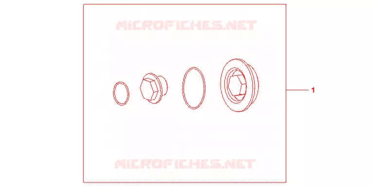 ENGINE COVER INSPECTION PLUG R/L Honda MOTO 450 CRF 2013  CRF450RC