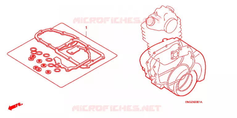 GASKET KIT Honda MOTO 450 CRF 2012  CRF450RC