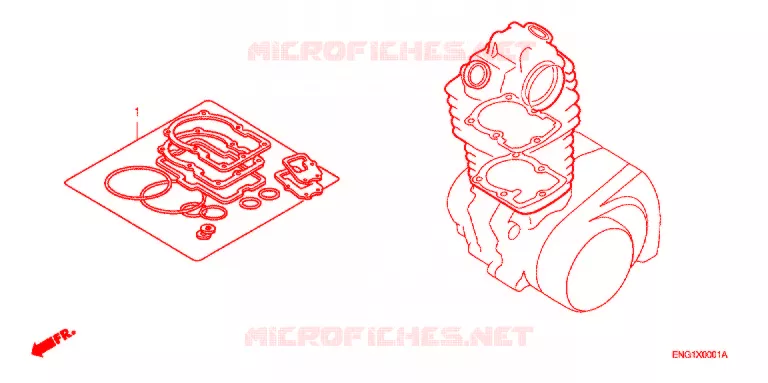 GASKET KIT Honda MOTO 450 CRF 2013  CRF450RC
