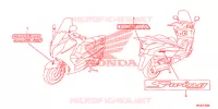 STICKERS for Honda S WING 125 2012
