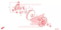 VARIATOR   KICK STARTER SPINDLE for Honda S WING 125 2012