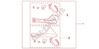 LEG DEFLECTORS for Honda NC 700 2012