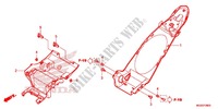 REAR FENDER for Honda NC 700 2012