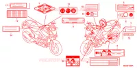 CAUTION LABEL (1) for Honda NC 700 X 35KW 2012