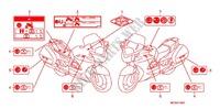 CAUTION LABEL (2) for Honda PAN EUROPEAN 1300 ABS 2012