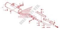 EXHAUST MUFFLER (2) for Honda TRX 250 FOURTRAX RECON Standard 2012