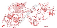 FRONT FENDER for Honda TRX 250 FOURTRAX RECON Standard 2012