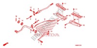 PEDAL for Honda TRX 250 FOURTRAX RECON Standard 2012