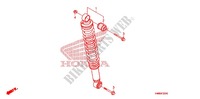 REAR SHOCK ABSORBER (2) for Honda TRX 250 FOURTRAX RECON Standard 2012