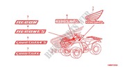 STICKERS for Honda TRX 250 FOURTRAX RECON Standard 2012