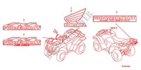 STICKERS for Honda FOURTRAX 420 RANCHER 4X4 AT 2012