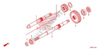FINAL SHAFT for Honda FOURTRAX 420 RANCHER 4X4 Manual Shift CAMO 2012
