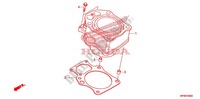 CYLINDER for Honda FOURTRAX 420 RANCHER 4X4 Manual Shift CAMO 2012