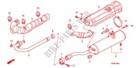 EXHAUST MUFFLER (2) for Honda FOURTRAX 420 RANCHER 4X4 AT PS 2012