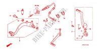MAIN STAND   BRAKE PEDAL for Honda TRX 450 R SPORTRAX Electric Start 2012