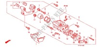 REAR BRAKE CALIPER for Honda TRX 450 R SPORTRAX Electric Start 2012