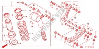 REAR SHOCK ABSORBER (2) for Honda TRX 450 R SPORTRAX Electric Start 2012