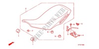 SINGLE SEAT (2) for Honda TRX 450 R SPORTRAX Electric Start 2012