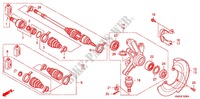 KNUCKLE for Honda FOURTRAX 500 FOREMAN RUBICON Hydrostatic 2012
