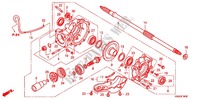 FINAL DRIVEN GEAR   REAR AXLE SHAFT for Honda FOURTRAX 500 FOREMAN RUBICON Hydrostatic 2012