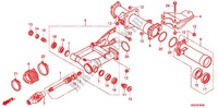 SWINGARM   CHAIN CASE for Honda FOURTRAX 500 FOREMAN RUBICON Hydrostatic 2012