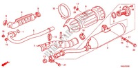 EXHAUST MUFFLER (2) for Honda FOURTRAX 500 FOREMAN RUBICON Power Steering 2012