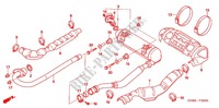 EXHAUST MUFFLER (2) for Honda FOURTRAX 680 RINCON 2012