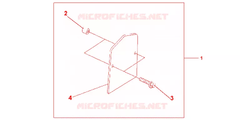 BACKREST PLATE Honda MOTO 750 VT 2012  VT750SC