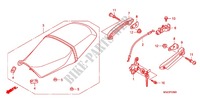 SINGLE SEAT (2) for Honda CB 1100 ABS 2012