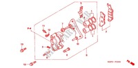 FRONT BRAKE CALIPER (CBF1505/M5/6/M6/7/M7/M9/MA/MB) for Honda CBF 150 PREMIUM, Logo en alto relieve en el tanque 2009
