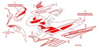 STICKERS (CBF150M9 M3C0,M3LA,M9ID) for Honda CBF 150 PREMIUM, Logo en alto relieve en el tanque 2009