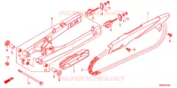 SWINGARM   CHAIN CASE for Honda CB 150 INVICTA 2012