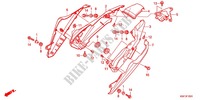 REAR COWL (CBF150MB/MC) for Honda CB 150 UNICORN DAZZLER 2012