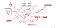 STICKERS (CBR1000RRD/E/RAD/E) for Honda CBR 1000 RR ABS NOIRE 2013