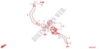 AIR INJECTION CONTROL VALVE for Honda CBR 1000 RR RED 2012