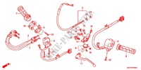 LEVER   SWITCH   CABLE (1) for Honda CBR 1000 RR VERMELHO PRETO 2012