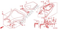 SEAT for Honda CBR 1000 RR FIREBLADE RED 2012