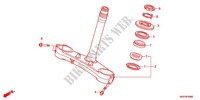 STEERING STEM for Honda CBR 1000 RR FIREBLADE RED 2012