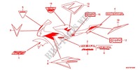 STICKERS (CBR1000RRC/RAC) for Honda CBR 1000 RR FIREBLADE RED 2012