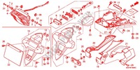 TAILLIGHT (2) for Honda CBR 1000 RR FIREBLADE BRANCO 2012