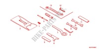 TOOLS   BATTERY BOX for Honda CBR 1000 RR FIREBLADE BLACK 2012