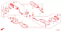 INDICATOR (2) for Honda CBR 125 BLANC 2012