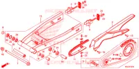 SWINGARM   CHAIN CASE for Honda CBR 500 R ABS NOIRE OU ARGENT 2013