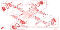 INDICATOR (2) for Honda CBR 600 RR ABS BLACK 2016