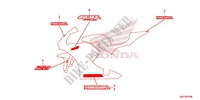 STICKERS (1) for Honda CBR 600 R ABS 2013