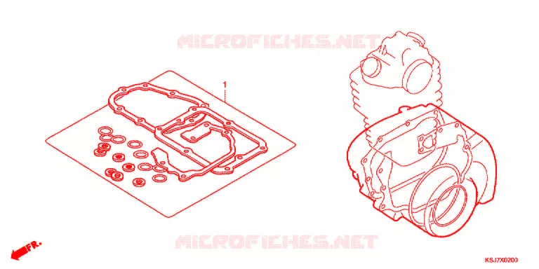GASKET KIT Honda MOTO 100 CRF 2013  CRF100FD