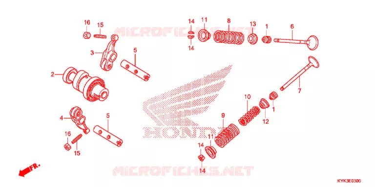 CAMSHAFT Honda MOTO 110 CRF 2013  CRF110FD