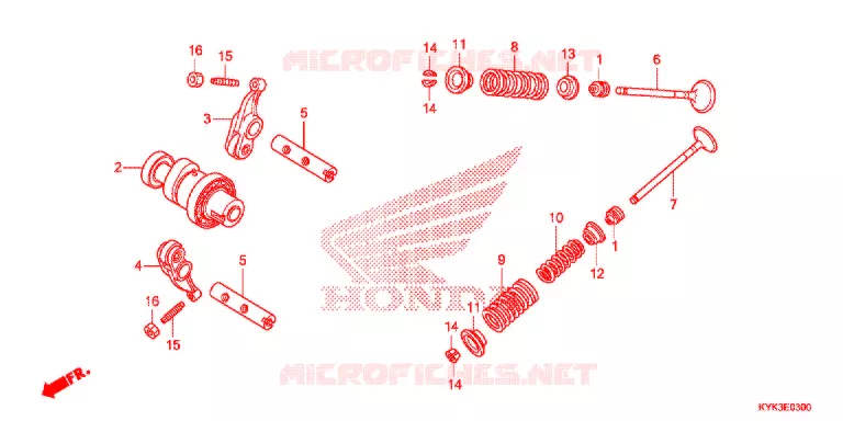 CAMSHAFT Honda MOTO 110 CRF 2017  CRF110FE