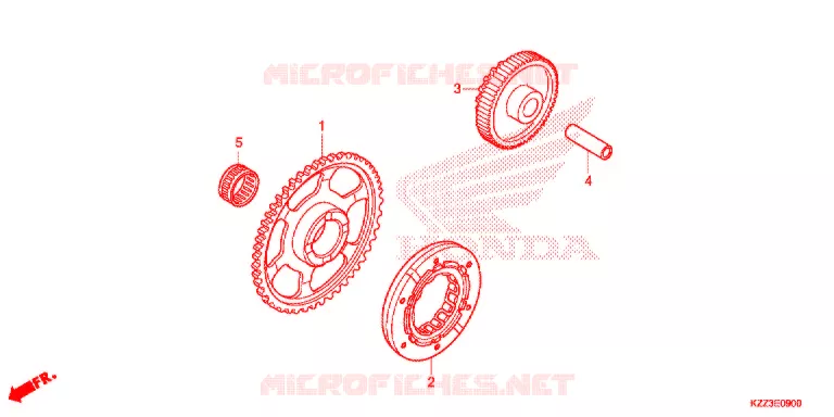 STARTER MOTOR CLUTCH Honda MOTO 250 CRF 2013  CRF250LD