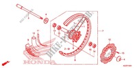 FRONT WHEEL (CRF250L) for Honda CRF 250 L RED 2014